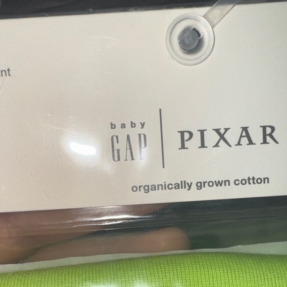 GAP Lime Green and Navy Monster Pajama Set - Picture 6 of 8